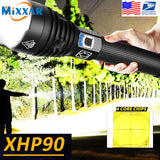LED Flashlight Zoom USB Rechargeable Power - 5minutessolution