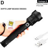 LED Flashlight Zoom USB Rechargeable Power - 5minutessolution
