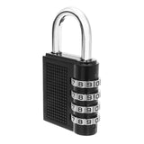 Heavy Duty 4 Dial Digit Combination Key and Lock - 5minutessolution