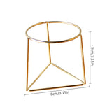 Metal Geometrical Circle Garden Lawn Gardening Plant Stands - 5minutessolution