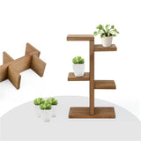 3-Tier Wooden Garden Lawn Gardening Plant Stands - 5minutessolution