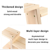 3-Tier Wooden Garden Lawn Gardening Plant Stands - 5minutessolution