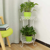 Double Layer Garden Lawn Gardening Plant Stands - 5minutessolution