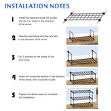 6/5/4/3 Tier Durable Metal Plant Shelves Garden Lawn Gardening Plant Stands - 5minutessolution