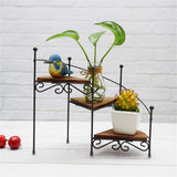 3-Layer Retro Garden Lawn Gardening Plant Stands - 5minutessolution