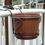 Balcony Hanging Flowerpot Garden Lawn Gardening Plant Stands - 5minutessolution