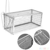 Home Household Supplies Pest Control Steel Cage Trap for Chipmunks Traps, Squirrel Traps, and Mouse - 5minutessolution