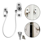 Baby Safety Window Cable Lock and Key Restrictor Multifunctional - 5minutessolution