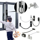 Baby Safety Window Cable Lock and Key Restrictor Multifunctional - 5minutessolution