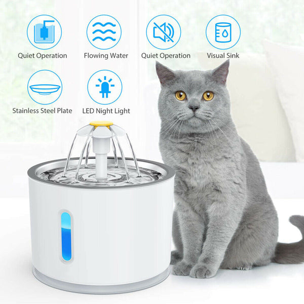 Automatic Cat Water Fountain Animals Pet Supplies Cat Supplies Cat Toys - 5minutessolution