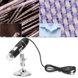 1600X USB Digital Microscope Camera Endoscope 8LED Magnifier with Metal Stand - 5minutessolution