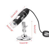 1600X USB Digital Microscope Camera Endoscope 8LED Magnifier with Metal Stand - 5minutessolution