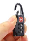 Mini Key and Lock Padlock Outdoor Travel Luggage Zipper Backpack - 5minutessolution