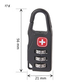 Mini Key and Lock Padlock Outdoor Travel Luggage Zipper Backpack - 5minutessolution