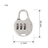 Mini Key and Lock Padlock Outdoor Travel Luggage Zipper Backpack - 5minutessolution