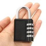 Heavy Duty 4 Dial Digit Combination Key and Lock - 5minutessolution