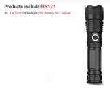 LED Flashlight High Lumens Flashlight USB Torch Hunting Lamp Hand Light - 5minutessolution