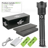 LED Flashlight High Lumens Flashlight USB Torch Hunting Lamp Hand Light - 5minutessolution