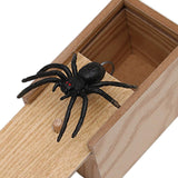 Fool's Day Gift Wooden Prank Trick Practical Joke Home Office Scare Toy Box Gag Spider Mouse Kids Funny Play Joke Gift Toy - 5minutessolution
