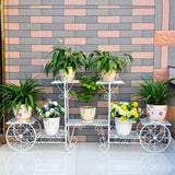 4-Tier Garden Lawn Gardening Plant Stands - 5minutessolution